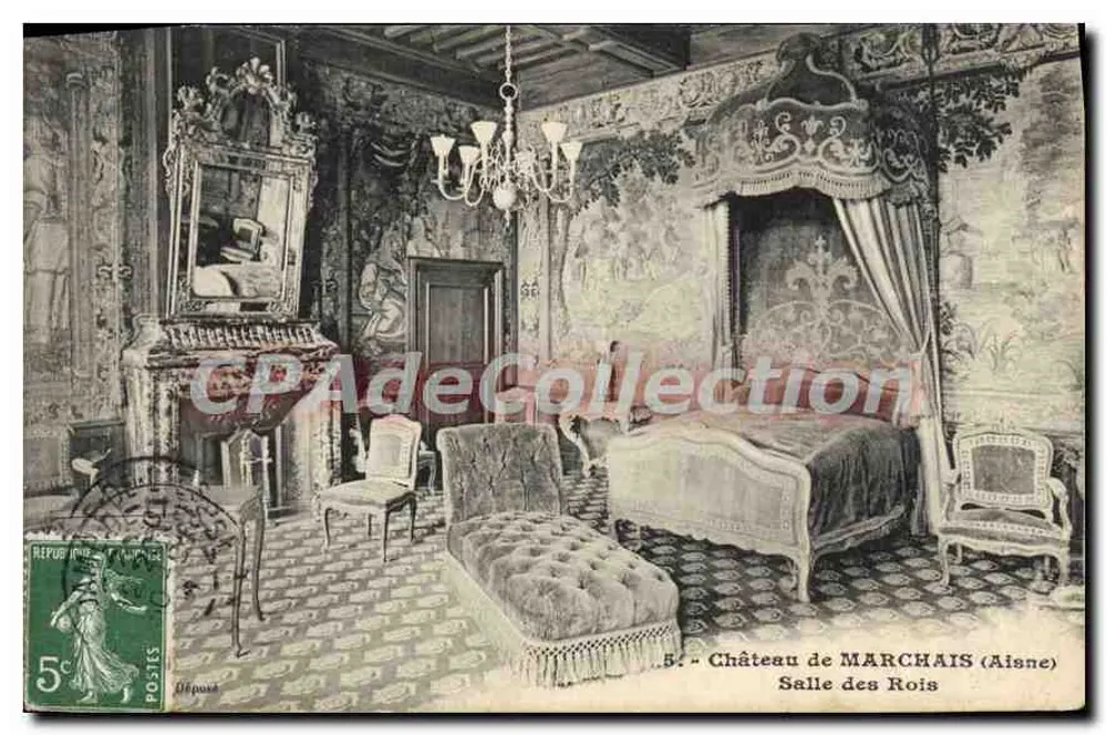 Schloss MARCHAIS (Aisne) — Königssaal — Unbekannter Verlag, Nr. 5 - Vorderseite