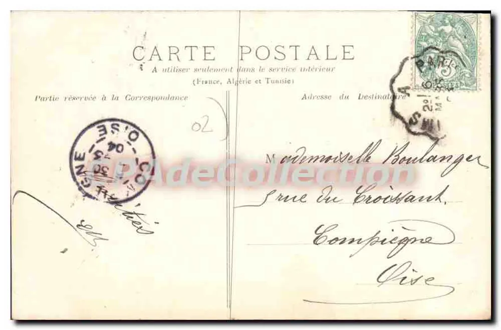 Villers-Cotterêts — Fontäne — A. Naten, Verlag - Rückseite