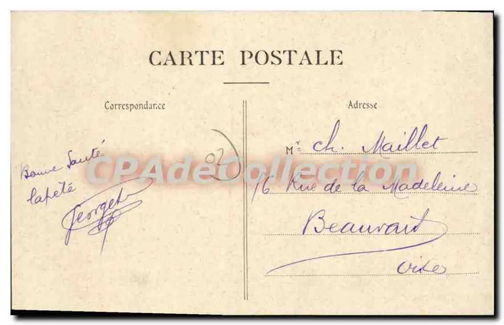 Sissonne — A Igreja — Portolan Paru tier, editores, Sissoonne (Ainmo) - Verso