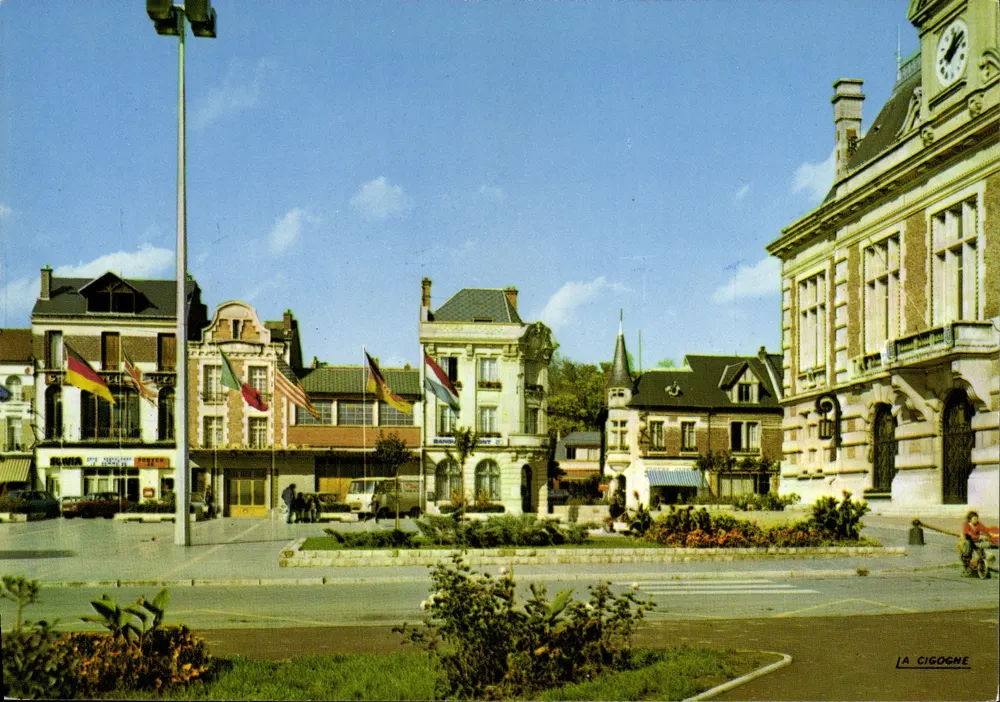 Chauny (Aisne) — Place de l'Hôtel de Ville — Éditions La Cigogne - Vorderseite