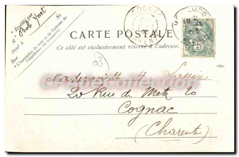 Montluçon. Alte Häuser. Kirche St. Peter — V.P. Paris N.1 - Rückseite