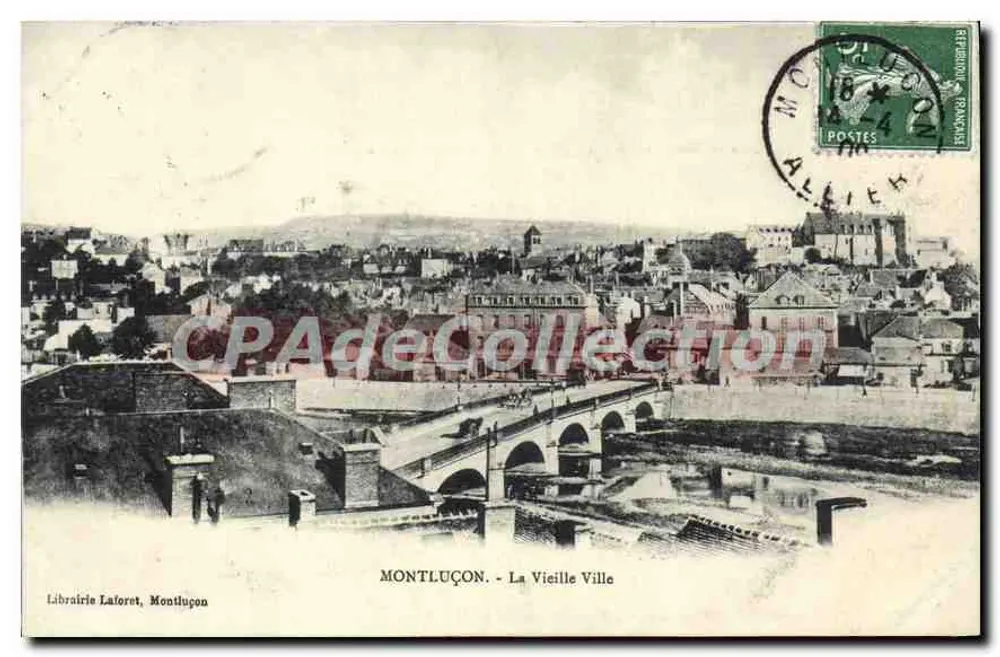 Montluçon - A Velha Cidade — Livraria Laforet, Montluçon - Frente