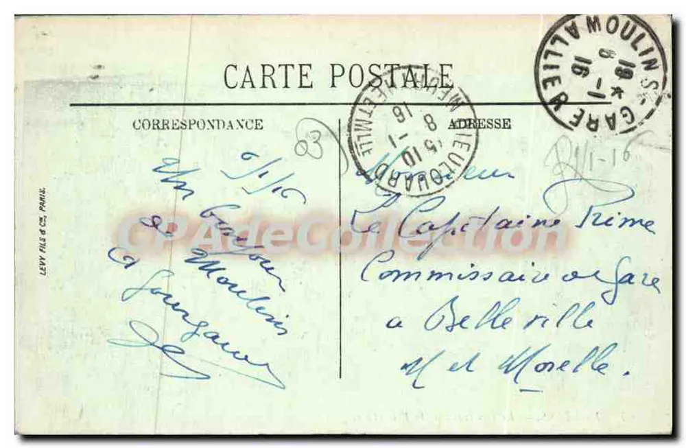 Moulin — O Boulevard da Prefeitura — LL. n°67 - Verso