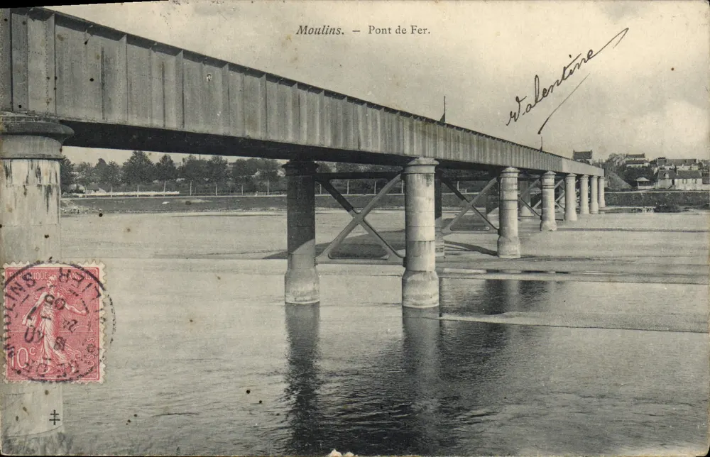 Moulin - Ponte de Ferro — editor Valentine - Frente