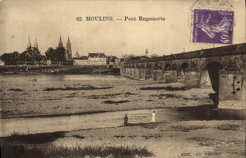 Moulin — Ponte Regemorte — Édit. Au Persan - Frente
