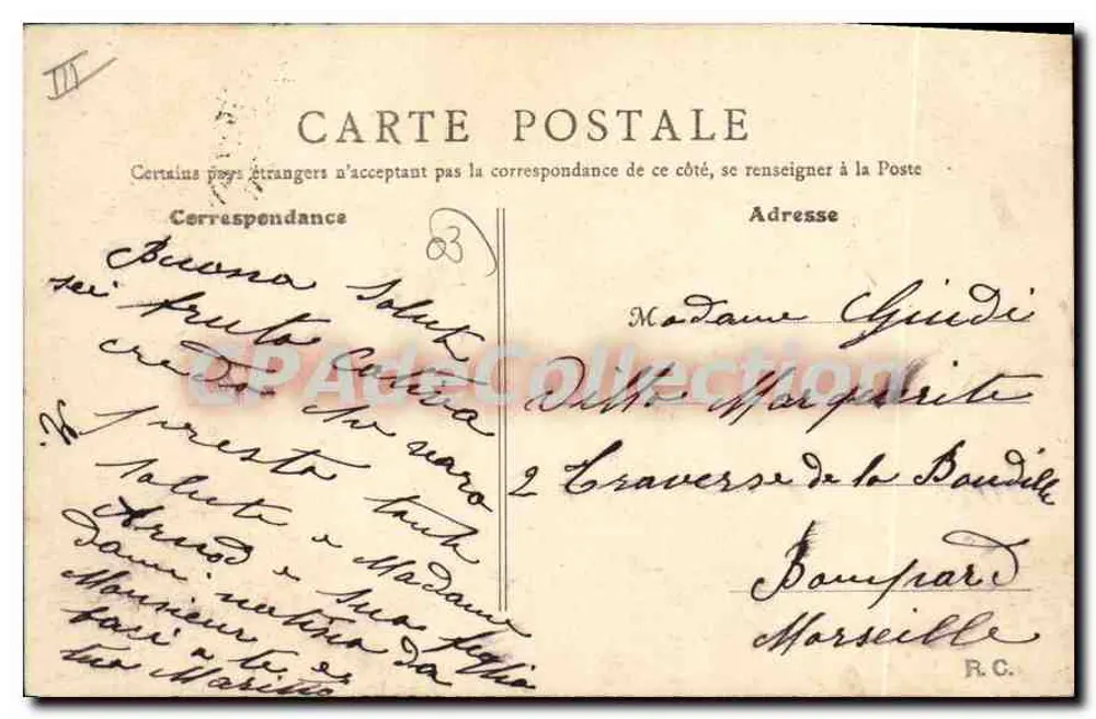 Vichy — Fonte Larbaud — B.F., Paris - Verso
