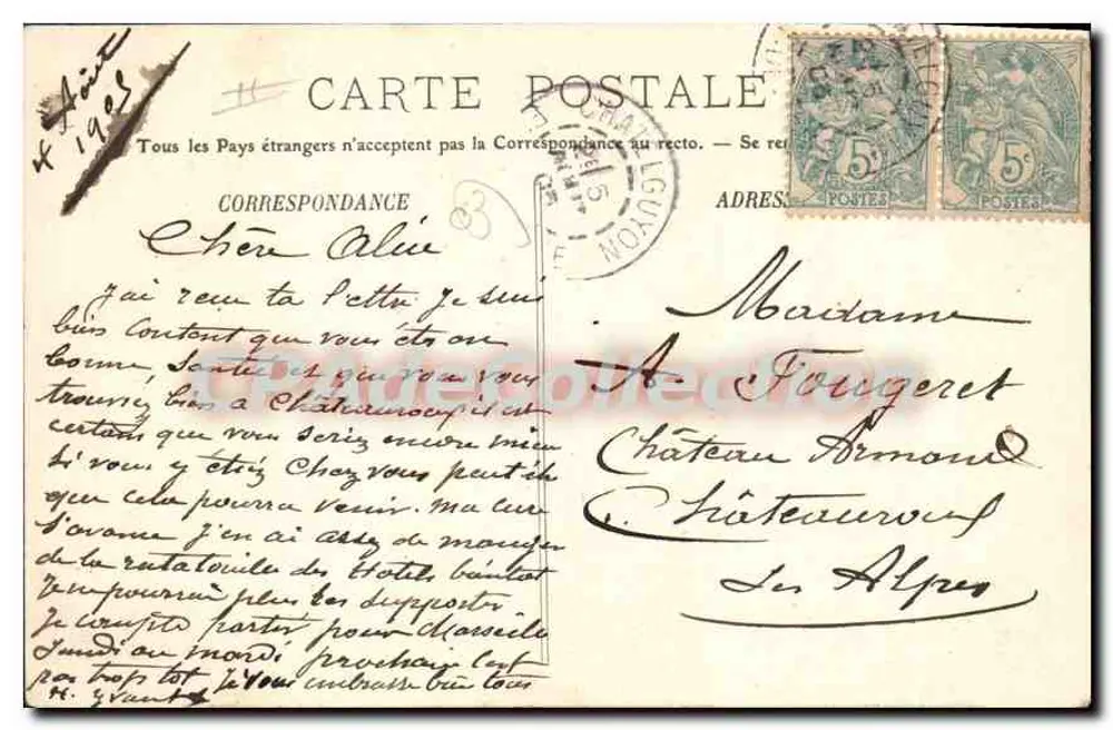 Vichy — Place Victor Hugo — LL. n°177 - Verso