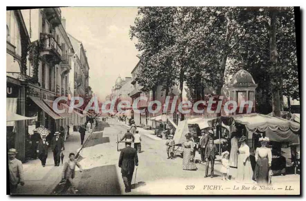 Vichy — Die Straße von Nîmes — LL. — n° 339 - Vorderseite