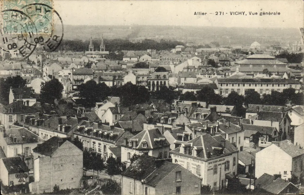 Vichy — Allgemeine Ansicht — Allier - 271 — Verlag unbekannt - Vorderseite