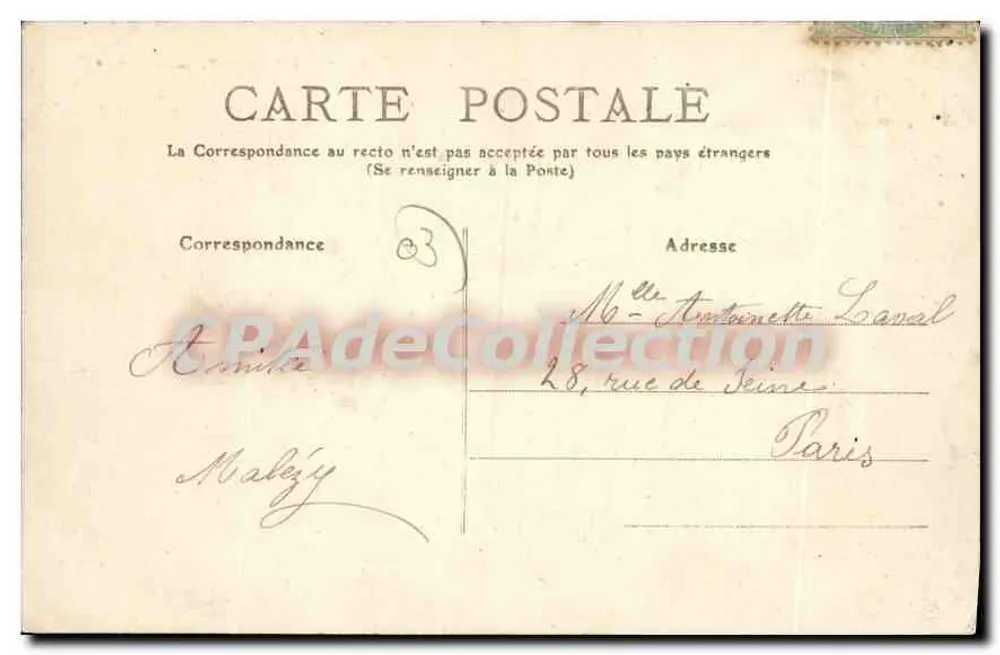 Vichy — Allgemeine Ansicht — Allier - 271 — Verlag unbekannt - Rückseite