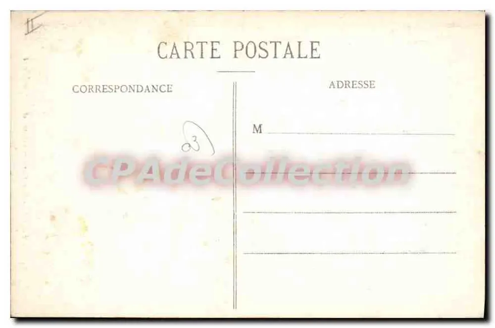 Vichy - Straße Cunin-Grédaime und Straße de Nîmes — Hotel-Restaurant Historia — n°1512 - Rückseite