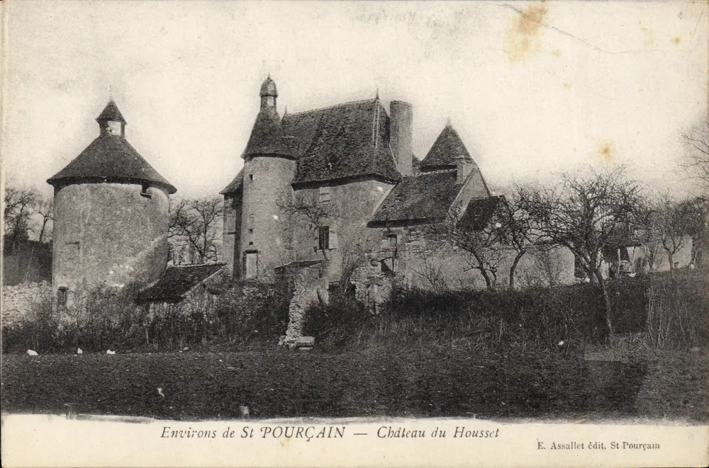 Arredores de St POURÇAIN — Castelo do Housset — E. Assallet editor, St Pourçain - Frente