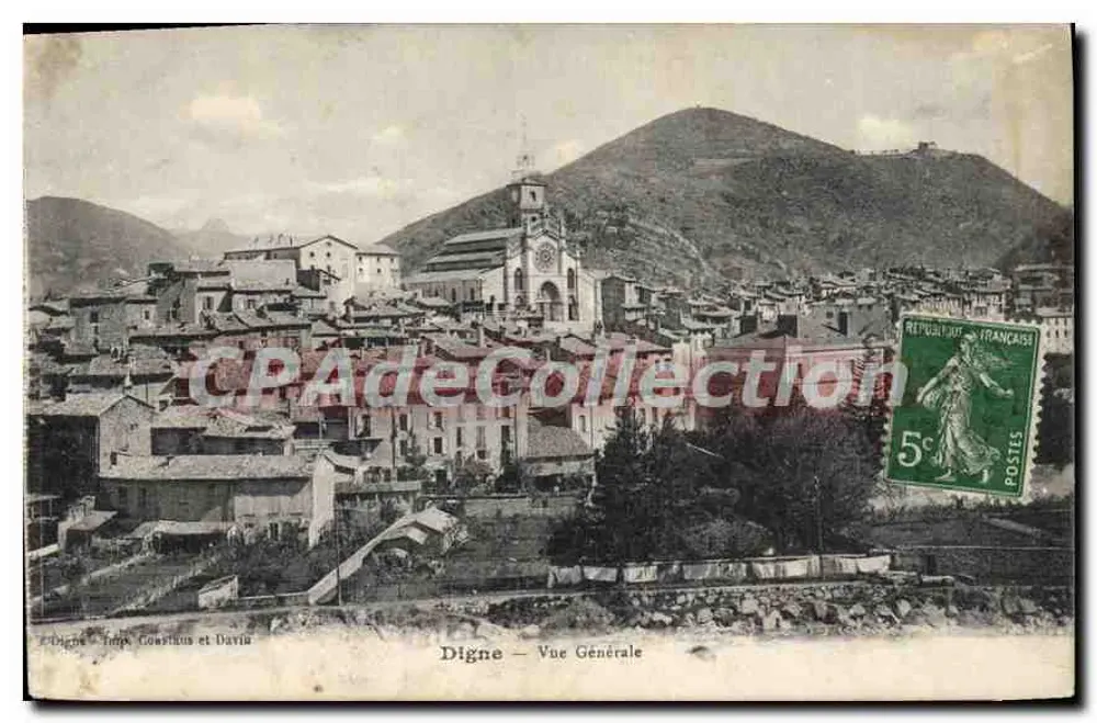 Digne — Vista Geral — Imp. Coirieux et Davia - Frente