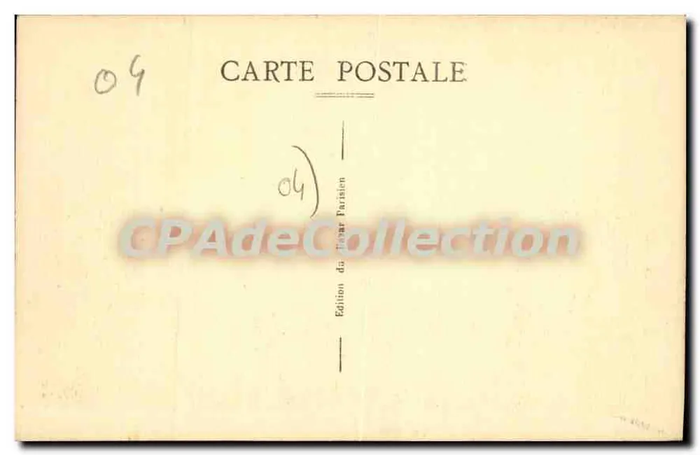Sisteron — La Cazette und Tal der Durance — Édition du Vivarais Parisien - Rückseite