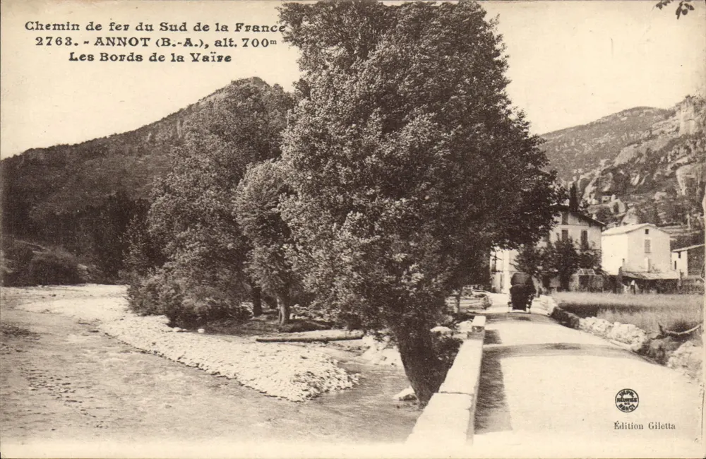 Die Ufer der Vaire — Annot (B.-A.), H. 700m — Edition Giletta, n° 2763 - Vorderseite