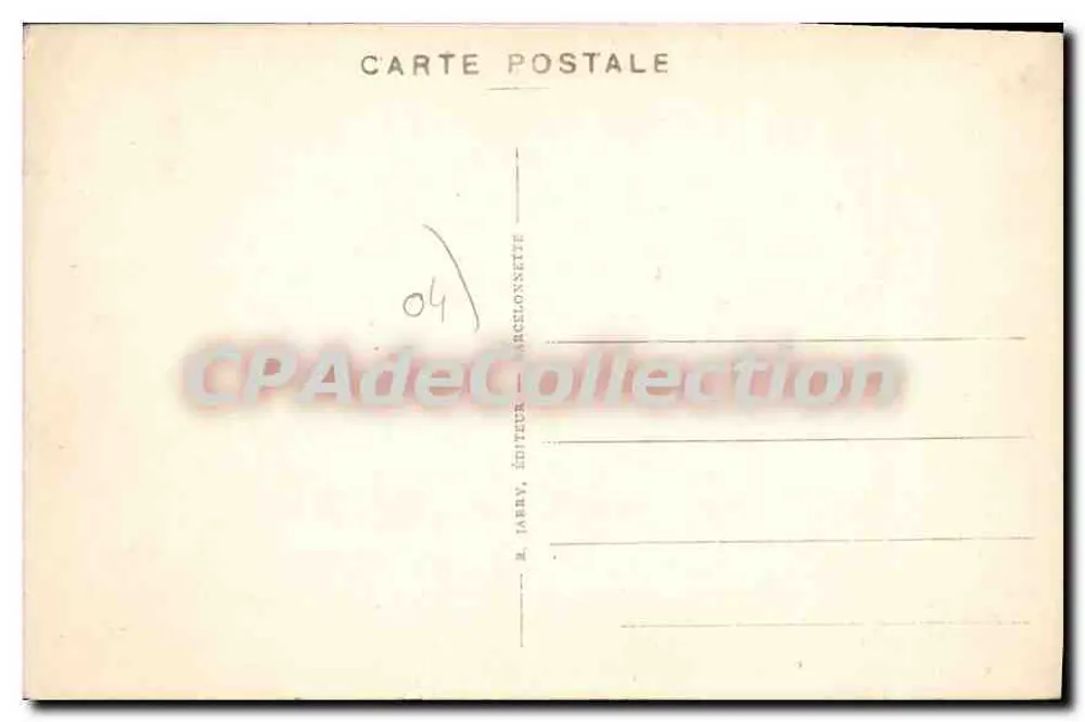 Vale da Ubaye - St-Paul — vista geral alt. 1443 m. — R. JABBY, EDITOR, ARCLOXNETTE - Verso