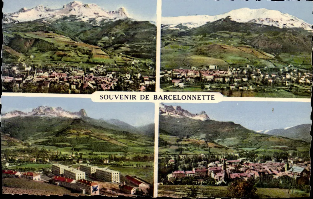 Barcelonnette — Erinnerung an Barcelonnette — Éditions A.D.-NICE - Vorderseite