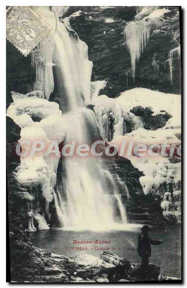 Basses-Alpes - Cachoeira da Durance - Colmars - Frente