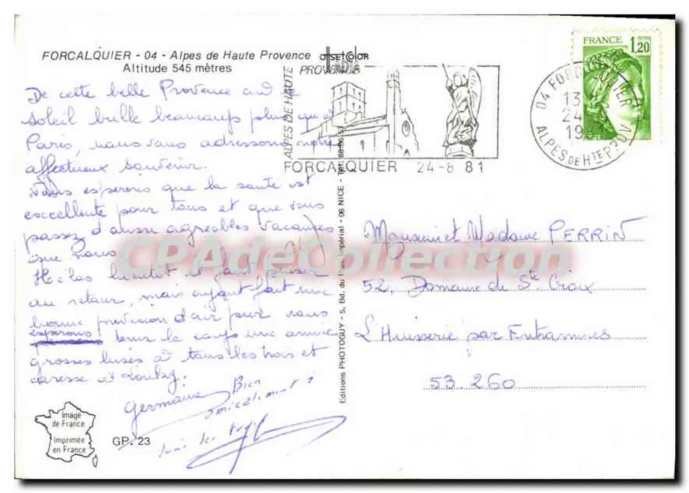 Strada della Lavanda — Forcalquier — Edizioni Photody - Verso