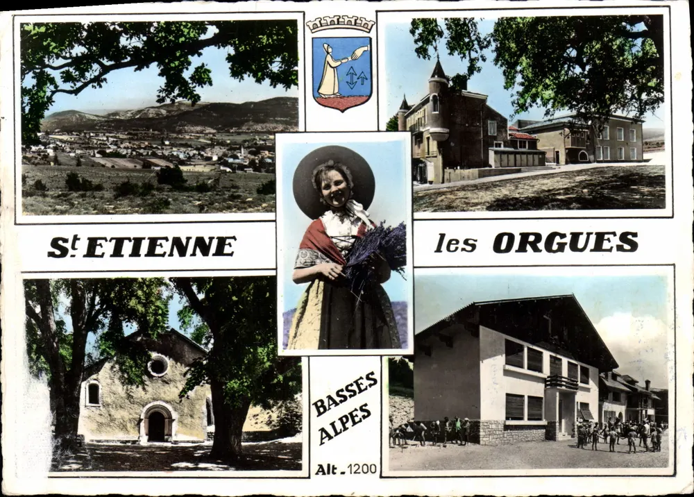 Saint-Étienne-les-Orgues — Basses-Alpes — editor EDITIONS PHOTOGRAPHY - 47 - Frente