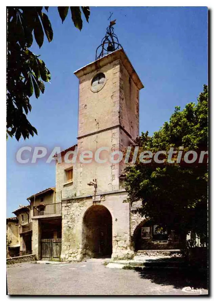 Lurs (Alpes-de-Haute-Provence) — Die Uhr, Place du Monument — Imprimeur Combier, n° 04.106.27.0232 - Vorderseite