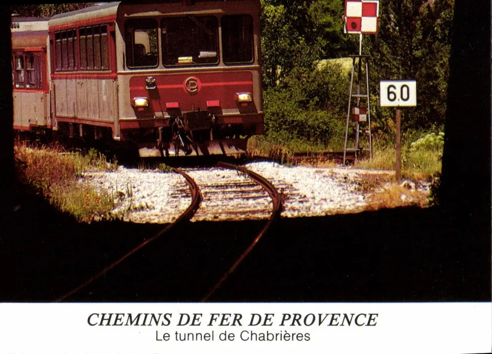 Der Chabrières-Tunnel — Chemins de Fer de Provence — Foto J. Chaussard - Vorderseite