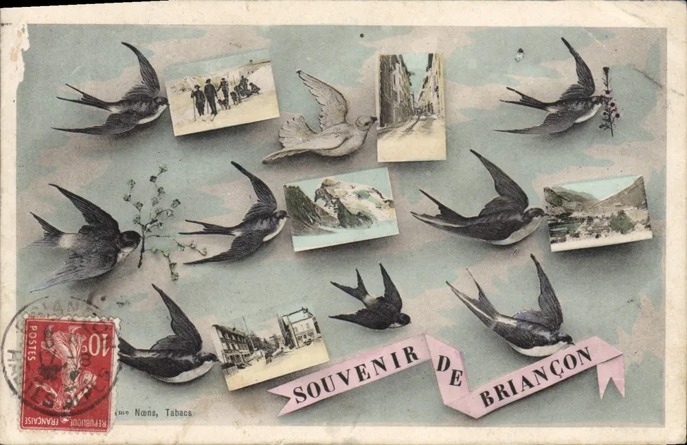 Souvenir de Briançon — editor: Ime Neens, Tabacs - Frente