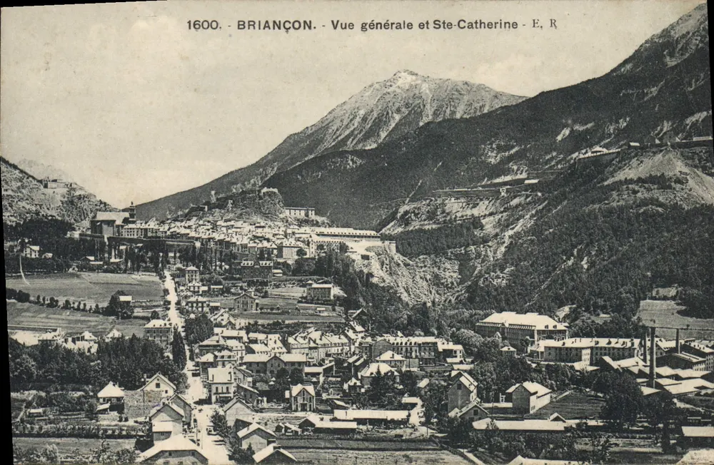 Briançon - Vista geral e Ste-Catherine - E.R. - Frente