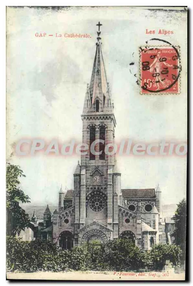 GAP — A Catedral — P. Fournier, edit. Gap — Série 411 - Frente