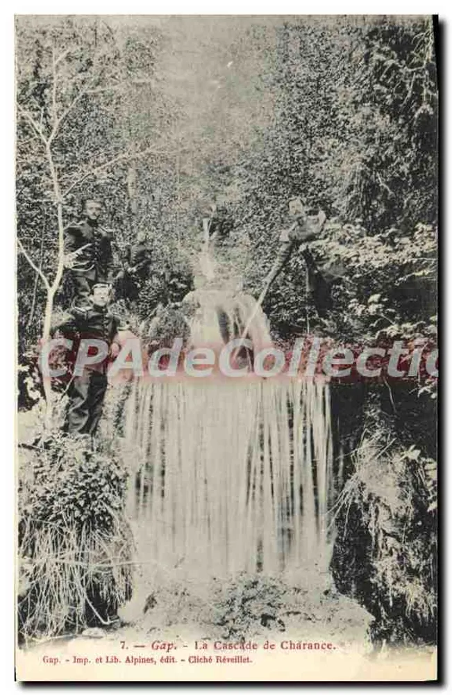 Gap - A Cascata de Chârance — Gap. Imp. e Lib. Alpines, edit. - Cliché Réveillet - Frente