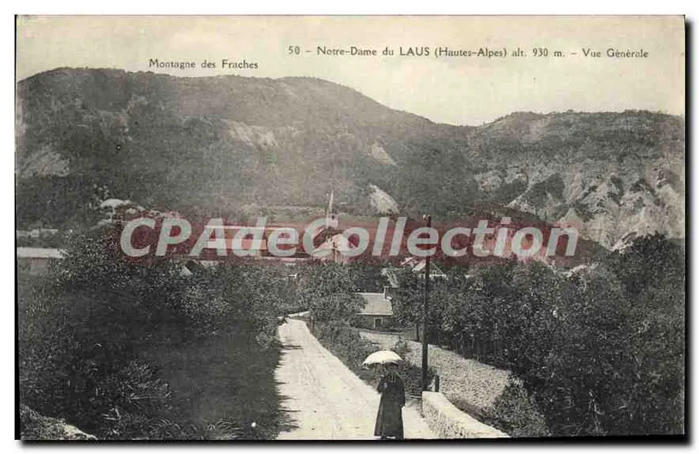 Notre-Dame du LAUS (Hautes-Alpes) — Allgemeiner Blick — Montagne des Fraches — n°50 - Vorderseite