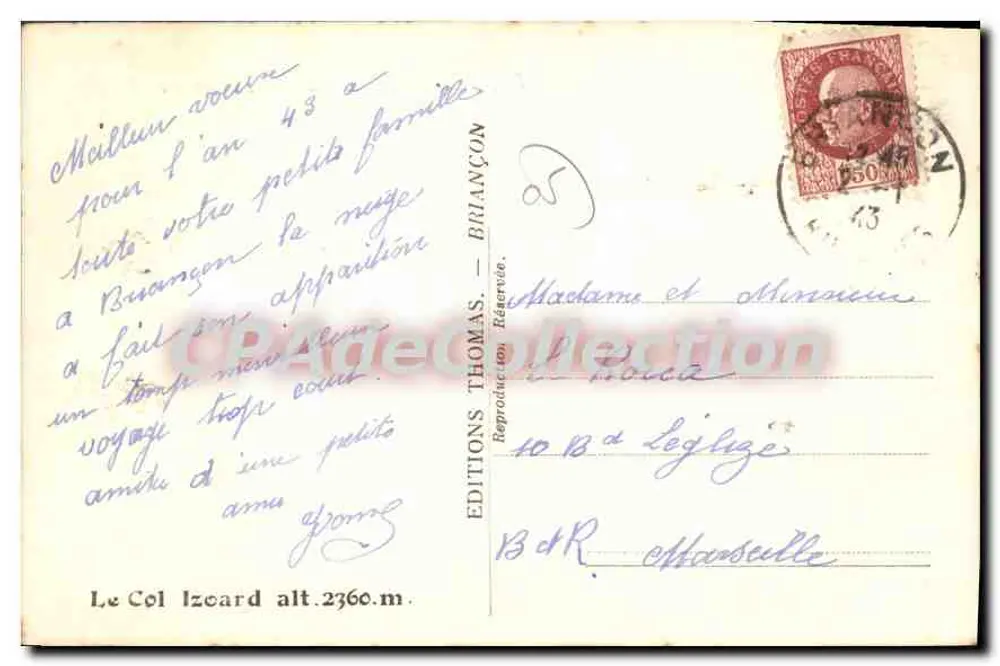 कॉल आइज़ोर्ड — ऊंचाई 2360 मीटर — एडिशन थॉमस, ब्रियान्सॉन - पीछे