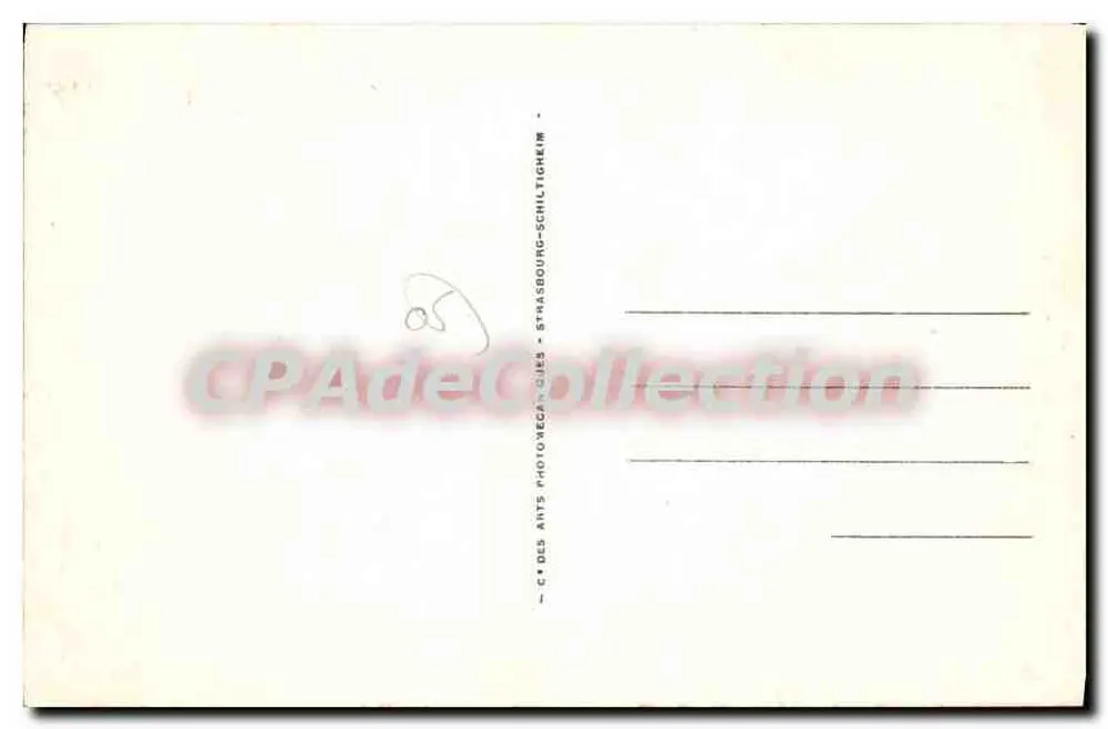 Lago Saint-Apollinaire — Savines — C. des Arts Photographiques de Strasbourg-Schiltigheim - Verso