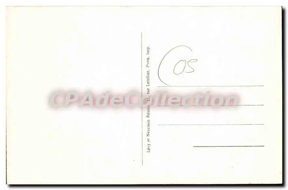 Embrun — Innenansicht der Kirche und die großen Orgeln — LL. n° 131 - Rückseite