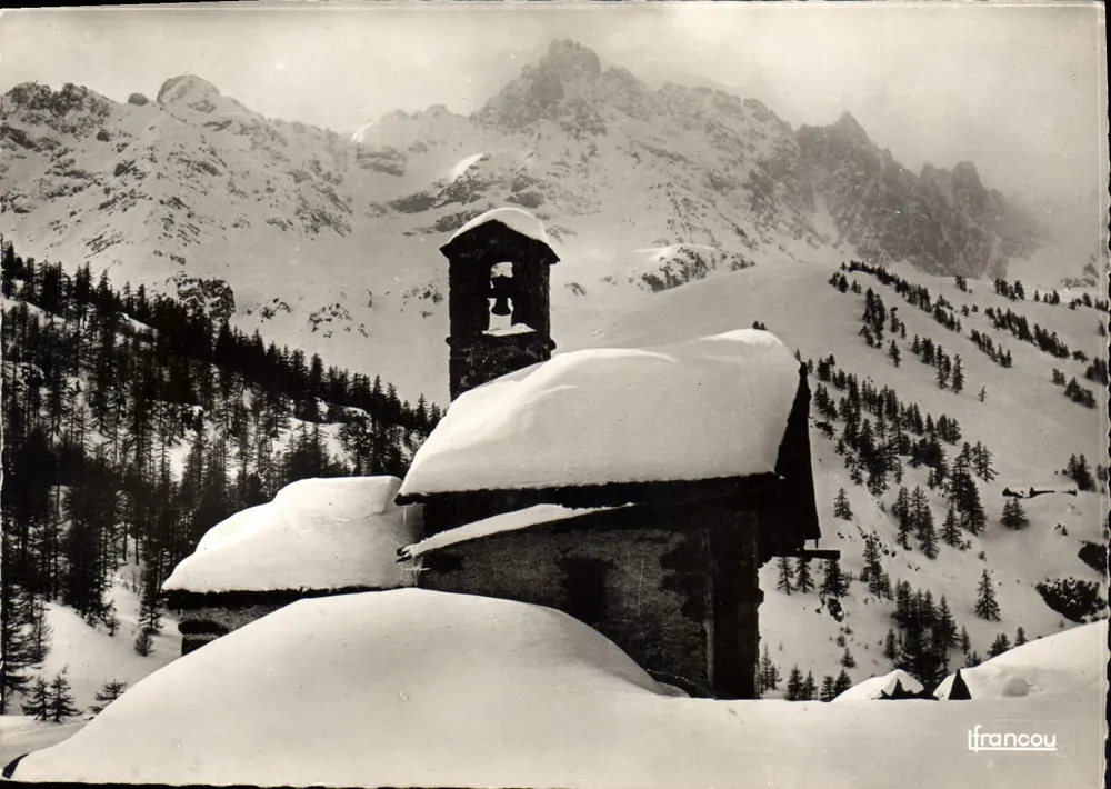 Névache — Capela de Fontcouverte — Edições F. Francou - Frente