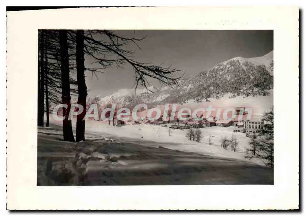Montgenèvre — vista invernal — Foto A. Carlhian, n.º 57-1 - Frente