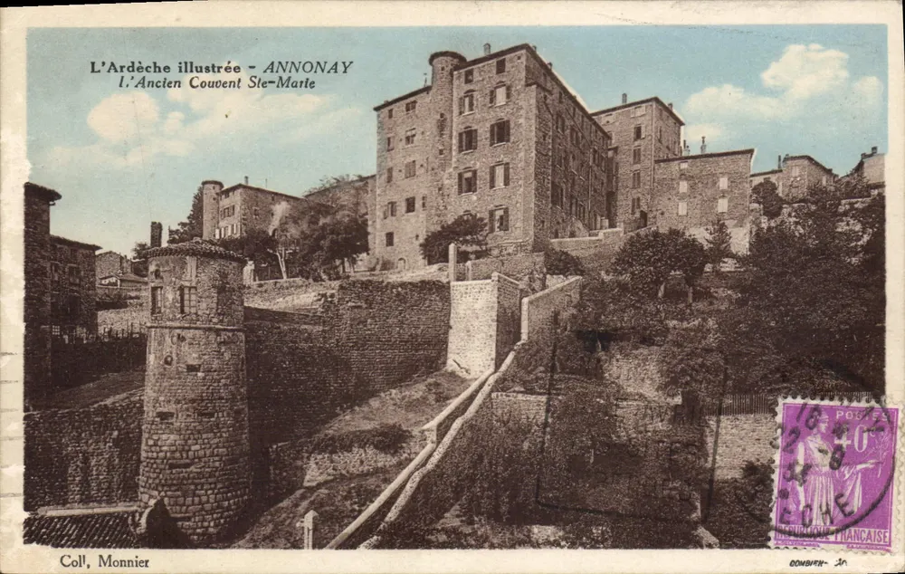 Annonay — Das alte Kloster Sainte-Marie — Illustriertes Ardèche - Vorderseite