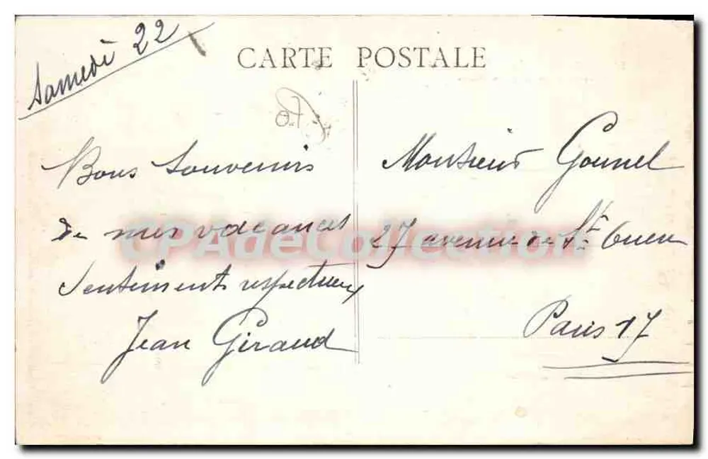 Annonay — Das alte Kloster Sainte-Marie — Illustriertes Ardèche - Rückseite