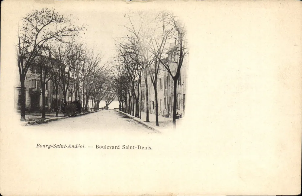 Bourg-Saint-Andéol — Boulevard Saint-Denis — onbekende uitgever - Voorkant