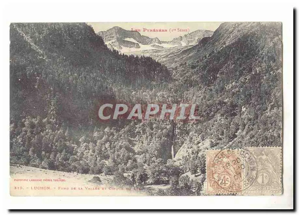 Luchon - Grund der Schlucht und Cirque de Luchon — Phototype Labouche Hérel Toulouse (1. Serie) - Vorderseite