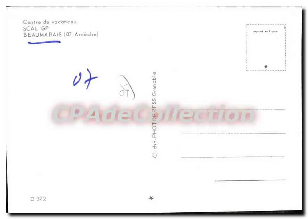 कैंचन वाला किला — छुट्टियों के केंद्र SCAL GP — बियोमारे (07 अर्डेच) - पीछे