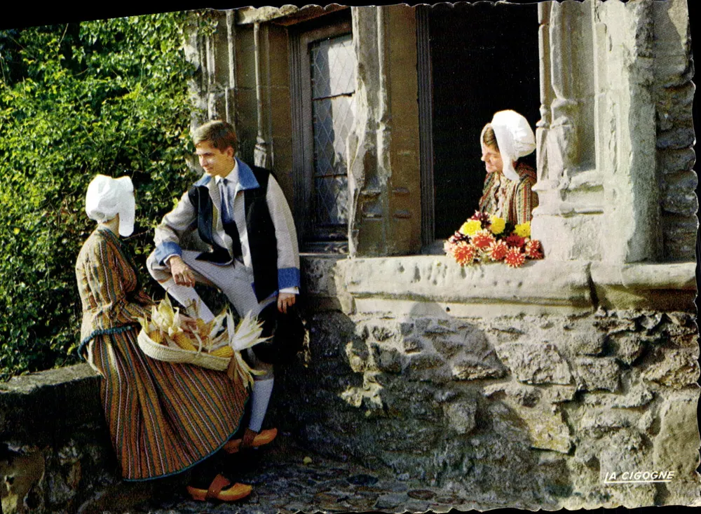 Folklore der Rhône-Tal — Gruppe « Empi et Riaume » — Éditions La Cigogne - Vorderseite