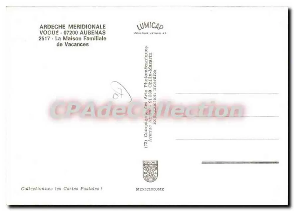 Vogüé - Das Familienurlaubshaus — IRIS - Rückseite