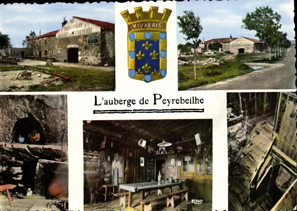 Die Auberge de Peyrebeilhe — Vivarais — Editions Margerit-Rémond - Vorderseite