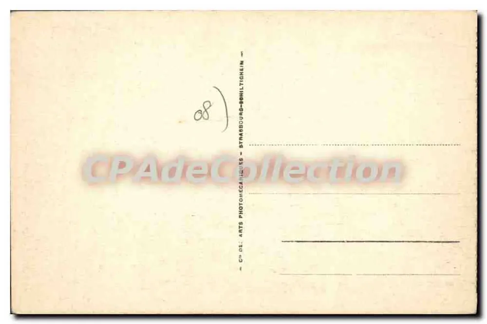 Kazerne van het Merbion — Mézières — uitgever CP Ade Collection - Achterkant