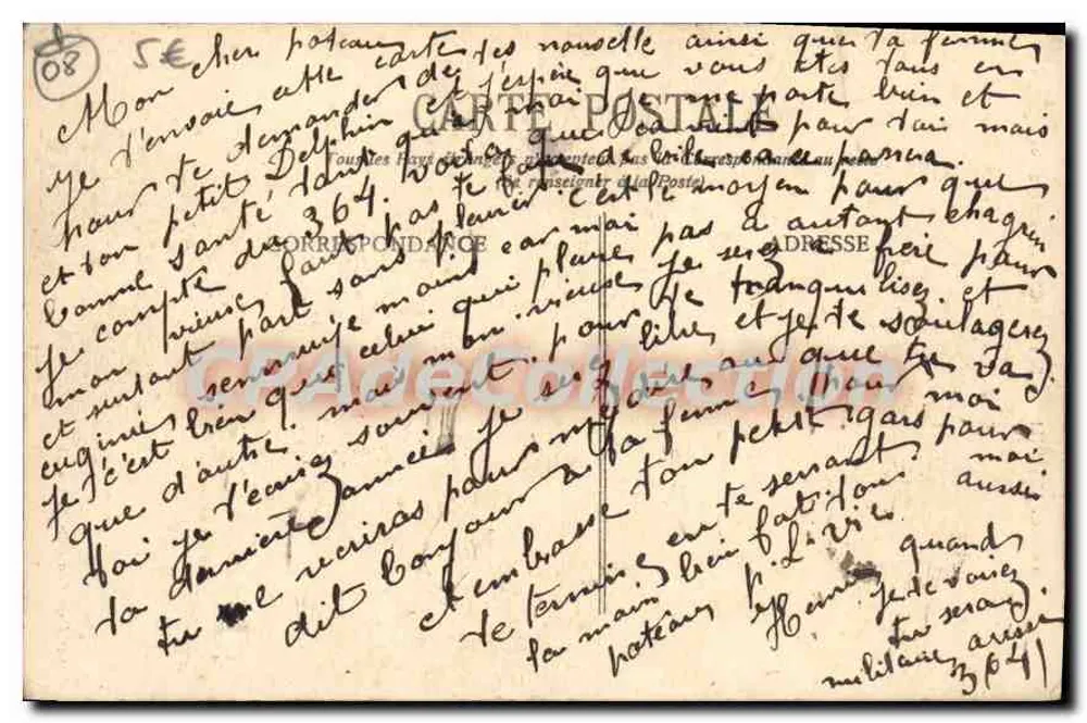 शार्लविल - चार्ल्स दे गॉंज़ूग की प्रतिमा — छापकर्ता गैस्पिनेज़, संख्या 34 - पीछे
