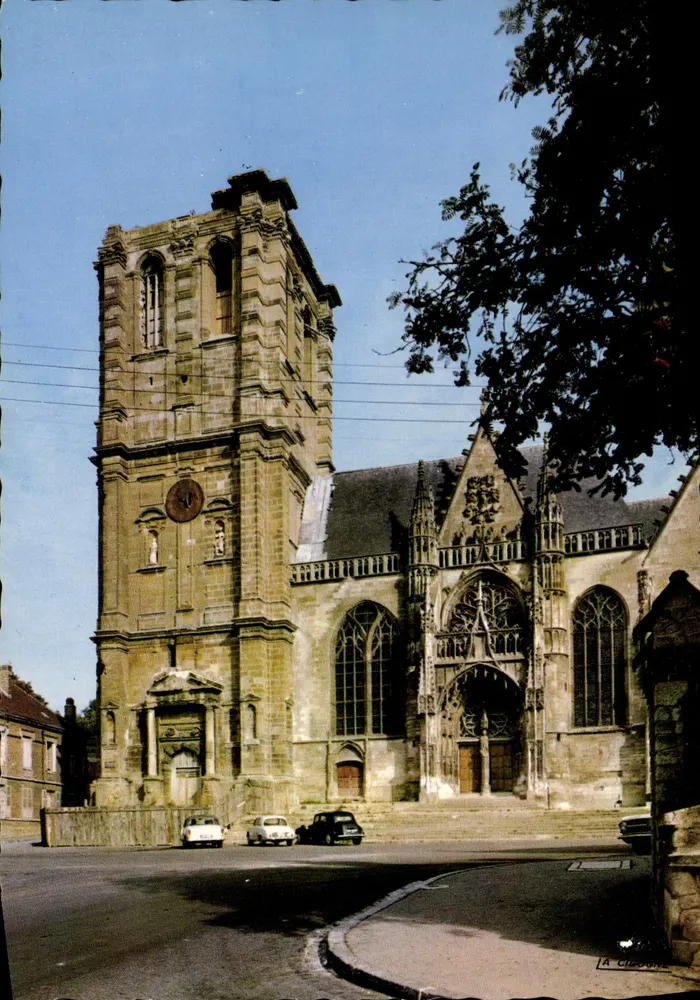 Die Storch — Kirche Saint-Nicolas in Rethel (Ardennes) — Verlag: La Cigogne, Reims - Vorderseite