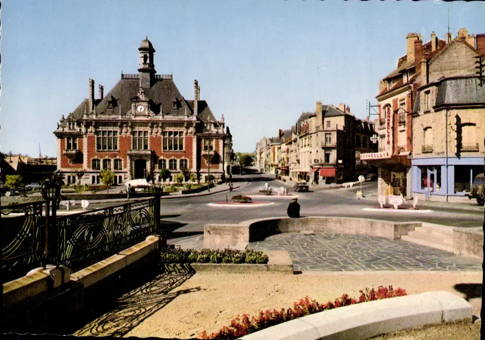 Rethel (Ardennen) — Das Rathaus — Ausgabe La Cigogne, Reims - Vorderseite