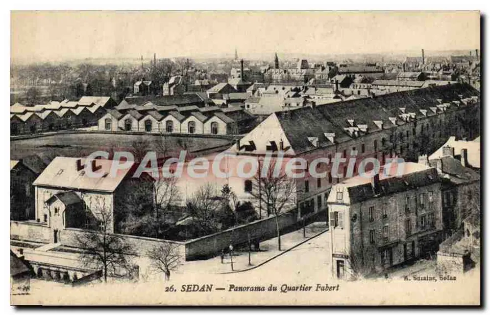 Sedan — Panorama do Bairro Fabert — N. Saraine, Sedan - Frente
