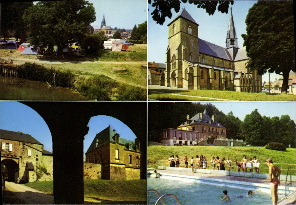 Grandpré (Ardennes) — Allgemeiner Blick: Die Kirche, Das Schloss, Der Ferienzentrum — Éditions SODALFA, Nancy - Vorderseite